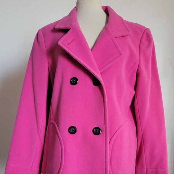 GALLERY COLLECTION FUSHIA/PINK WOOL BLAZER (Size: Medium) - Picture 1 of 15